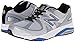New Balance Men's Made 1540 V2 Running Shoe, Silver/Blue, 9.5 W US