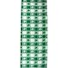 DII St. Patrick's Day Collection Tabletop, Table Runner, 14x72, Shamrock Check