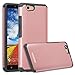 BLU Vivo XL Case, SOGA [Astro Guard Series] Hybrid Armor Cover Protector Case for BLU Vivo XL (V0030UU) - Rose Gold