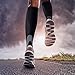 Compression Socks for Men and Women Graduated Athletic Sport Socks for Running, Biking, Hockey, Baseball, Flight Travel, Nurse, Maternity Pregnancy- (S-XL)