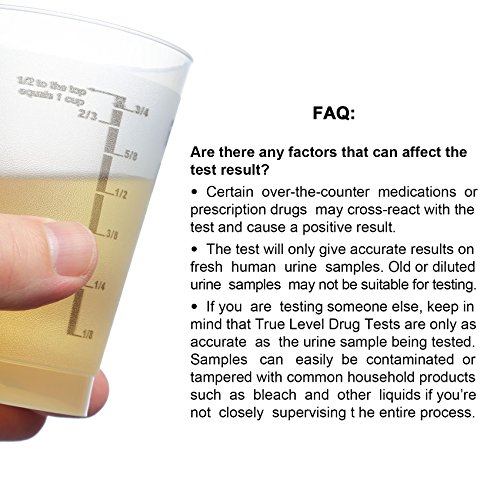 EZ Level 6 Panel Instant Urine Drug Test Multi-Drug Testing Kit Screen Dip Card (5 Tests)
