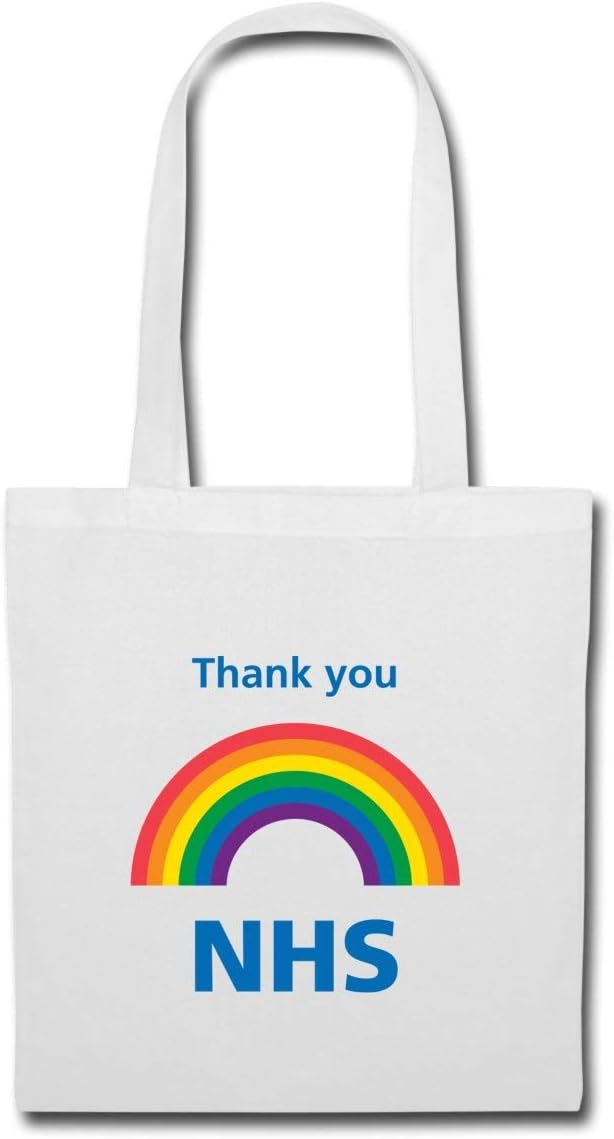 Spreadshirt Thank You NHS Rainbow Tote Bag
