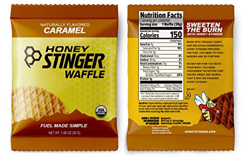 Honey Stinger Organic Waffles - Variety Pack - 14 Count - 2 of Each Flavor - Energy Source for Any Activity - Honey, Chocolate, Caramel, Gingersnap, Vanilla, Strawberry & Lemon