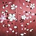 LifEast Japanese Sakura Romance Pattern Noren Style Doorway Curtain Bedroom Decoration Curtains Cherry Bloosom
