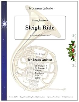 Amazon Com Sleigh Ride Brass Quintet 6329161625407 Anderson Books