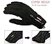 YYGIFT Touch Screen Gloves Outdoor Sports Winter Gloves Wind-Stopper Waterproof for Men Women - Black L
