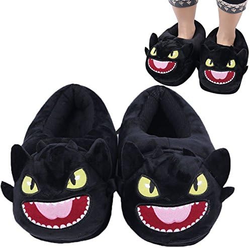 Plush Contton Slippers Cute Poop Emoji Funny Soft Warm And Comfortable Indoor Shoes For Kids &amp; Women (Fuzzy)