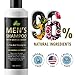 Men's Shampoo with Sandalwood - 2 in 1 Invigorating Shampoo for Thicker Hair - With East Indian Sandalwood & Argan Oil - Cleanse and Stimulate Hair & Scalp with This Revitalizing Formula