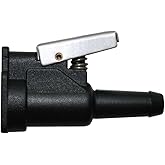 SeaSense OMC / Johnson / Evinrude, Female Fuel Line Connector with 3/8in Barb, Resin