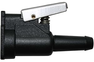 SeaSense OMC / Johnson / Evinrude, Female Fuel Line Connector with 3/8in Barb, Resin