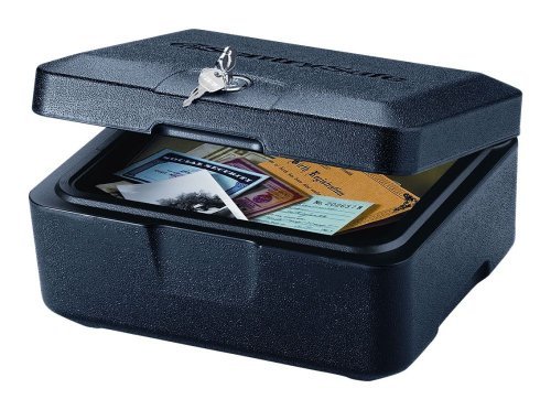 SentrySafe 500 FIRE-SAFE Box, 0.16 Cubic Feet, Black by SentrySafe