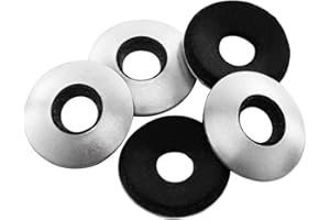 BYKONH #10 x 1/2" OD Stainless Steel EPDM Bonded Sealing Neoprene Rubber Washers, 100 PCS