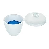 Eisco Labs Porcelain Crucible with Lid, Tall