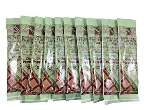 Dynamic Fruits & Greens To Go Chocolate Peppermint 10 Single Serving Packets Dynamic Fruits & Greens To Go Chocolate Peppermint 10 Single Serving Packets
