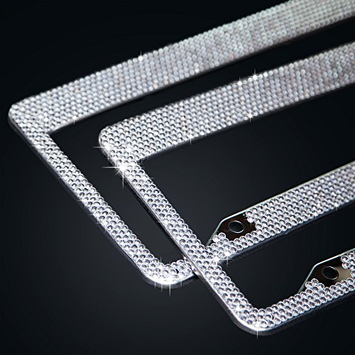 Bug hull bling license plate frame (2 pack) for car / t…