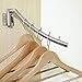 IMEEA Folding Wall Mount Clothes Hanger SUS304 Stainless Steel Swing Arm Holder Clothes Rack with 6 Hooks, Set of 1