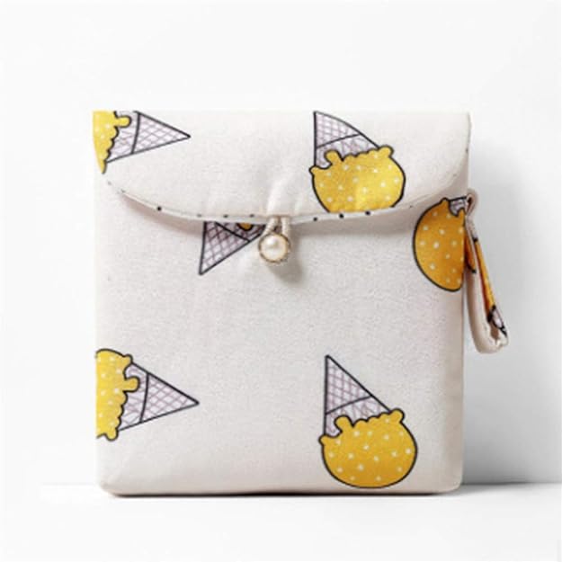 LoveAloe Sanitary Napkin Pad Storage Bag Girls Cosmetic Organizer Purse
