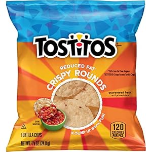 Image of Tostitos Reduced Fat Crispy Rounds Tortilla Chips, 104 Count