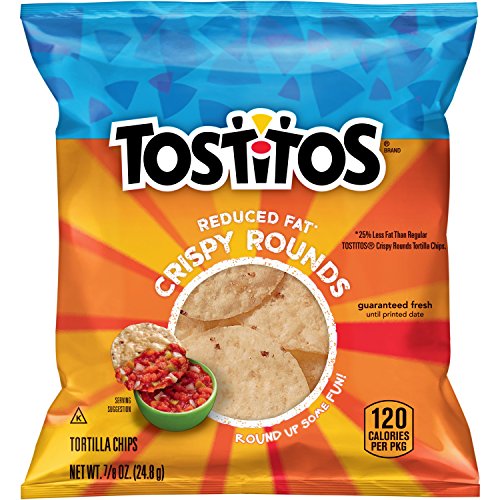 Tostitos Reduced Fat Crispy Rounds Tortilla Chips, 104 Count Pricepulse