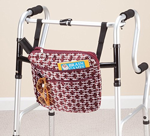 LAMINET - Mobility Aids Accessories (Walker/Wheelchair Bag, Burgundy)