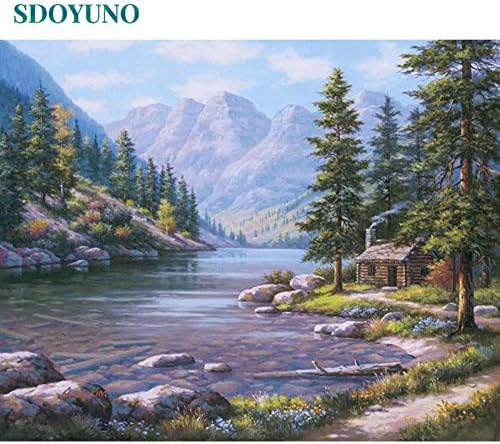 Amazon.de: ZWRY Malen nach Zahlen Rahmenloses Malen nach Zahlen Natur