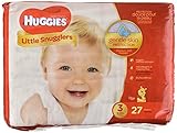 Huggies Little Snugglers Diapers - Size 3-27 ct