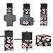 Srotek Portable Baby Changing Pad Lightweight Floral Diaper Clutch with Strap for Mom,Peony