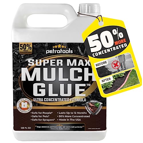 PetraTools SuperMax Mulch Glue Rock Glue, Gravel Glue, Gravel