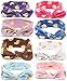 Baby Headbands Girl's Turban Headwrap, QandSweet Toddler Rabbit Ears Hairbands 8 Pack
