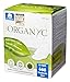 Organyc - 100% Certified Organic Cotton Feminine Pads - Sanitary Napkin with Wings for Women, Moderate Flow, Regular Absorbency, 60 Count (6 Pack of 10 Count)