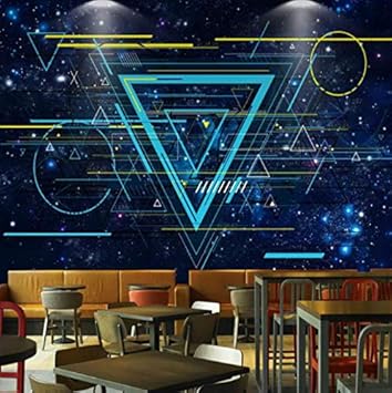 Amazon Co Jp Pbldb Sfコズミックライン 3d壁紙 壁 バー Ktv 3d装飾