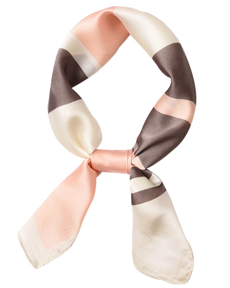 Women's Silk Feeling Polyester Soft Novel Square Scarf Scarves Head