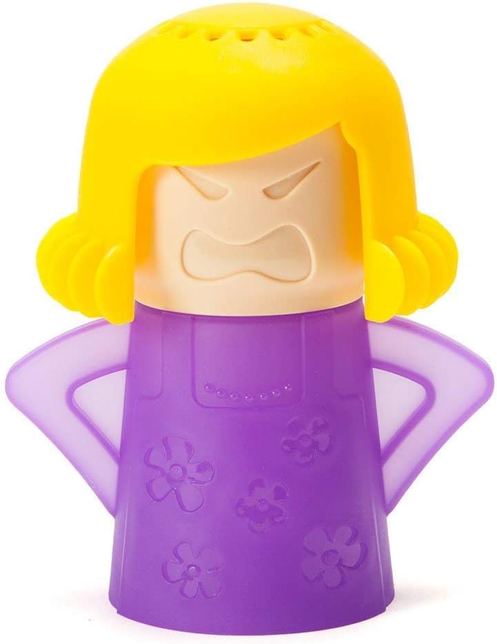 Steam Microwave cleaner• Easily Clean in Minutes•Kitchen Cleaning Tool•Vinegar and Water• Home Gadget (Purple Base)