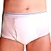 Petey's Washable Incontinence Underwear for Men (Moderate Protection) - Reusable Men's Briefs for Light to Moderate Leakage (Large (38
