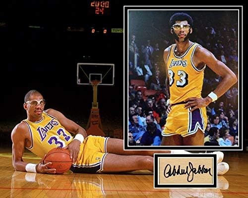 kareem abdul jabbar signed basketball