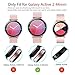 Seltureone (3 Pack) Compatible for Samsung Galaxy Watch Active 2 44mm Case, Heavy-Duty Overall Full Body Protective TPU Anti-Scratch Cover for Active2 44mm (Clear,Gray,Blue)