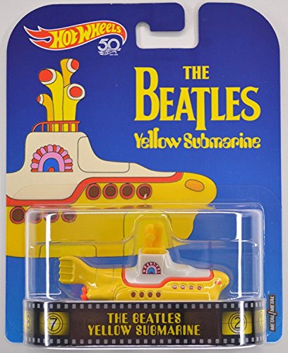 Hot Wheels Retro Entertainment Diecast Beatles Yellow Submarine