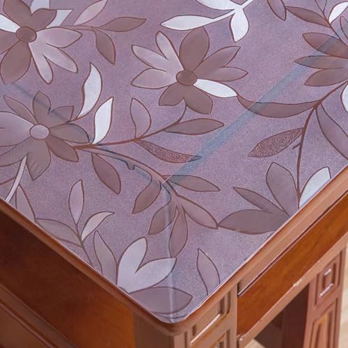 CFPYART 24" x 48" 1.5mm Thick Floral Daisy Protector Plastic Table Cover, Waterproof PVC Frosted Table Cover Protector, Desk Protector Mat, Writing Desk Pad for Desktop, Coffee & Dining Room Table at Amazon