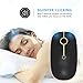 2.4GHz Wireless Bluetooth Mouse, Jelly Comb Dual Mode Slim Wireless Mouse with 2400 DPI for PC, Laptop, Mac, Android, Windows - Black and Gold