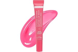 Hyphen Tinted Lip Balm - Marshmallow Pink | 1% Vitamin E, 2% Squalane & Peptides | Brightening Lip Balm for Dark Lips | 24h M