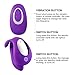 Utimi Remote Control Silicone 10-Speed Finger G-spot Stimulation Vibrator for Couples