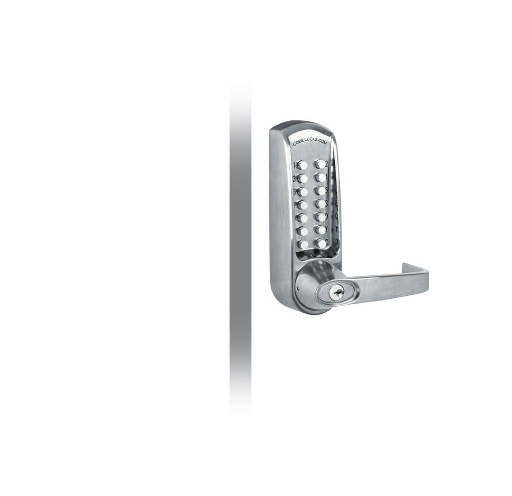 Codelocks 0600BS CL600 Front and Back Plates Mechanical Lock, PVD Brushed Steel