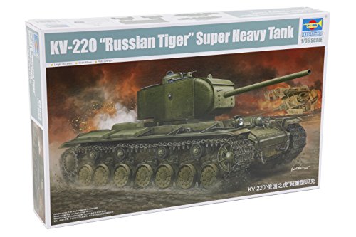 Kv-220 -Russian Tiger- Super Heavy Tank 1/35 Armor Model Kit