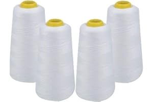IZO Home Goods Serger Cone Thread All Purpose Sewing Thread Polyester Spools Overlock (Serger, Over Lock, Merrow, Single Need