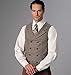 Butterick Patterns B6339 Single or Double-Breasted Vests, XM (Small-Medium-Large)