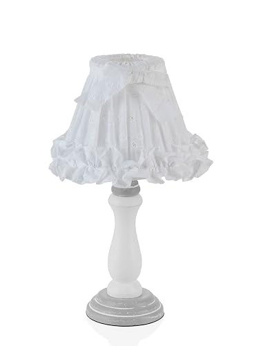 Montemaggi Lampada Da Tavolo Shabby Dorotea 17x17x30 Cm Misura Unica