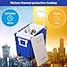 Giantex Multi Function Rolling Cooler Picnic Camping Outdoor w/Table & 2 Chairs Blue