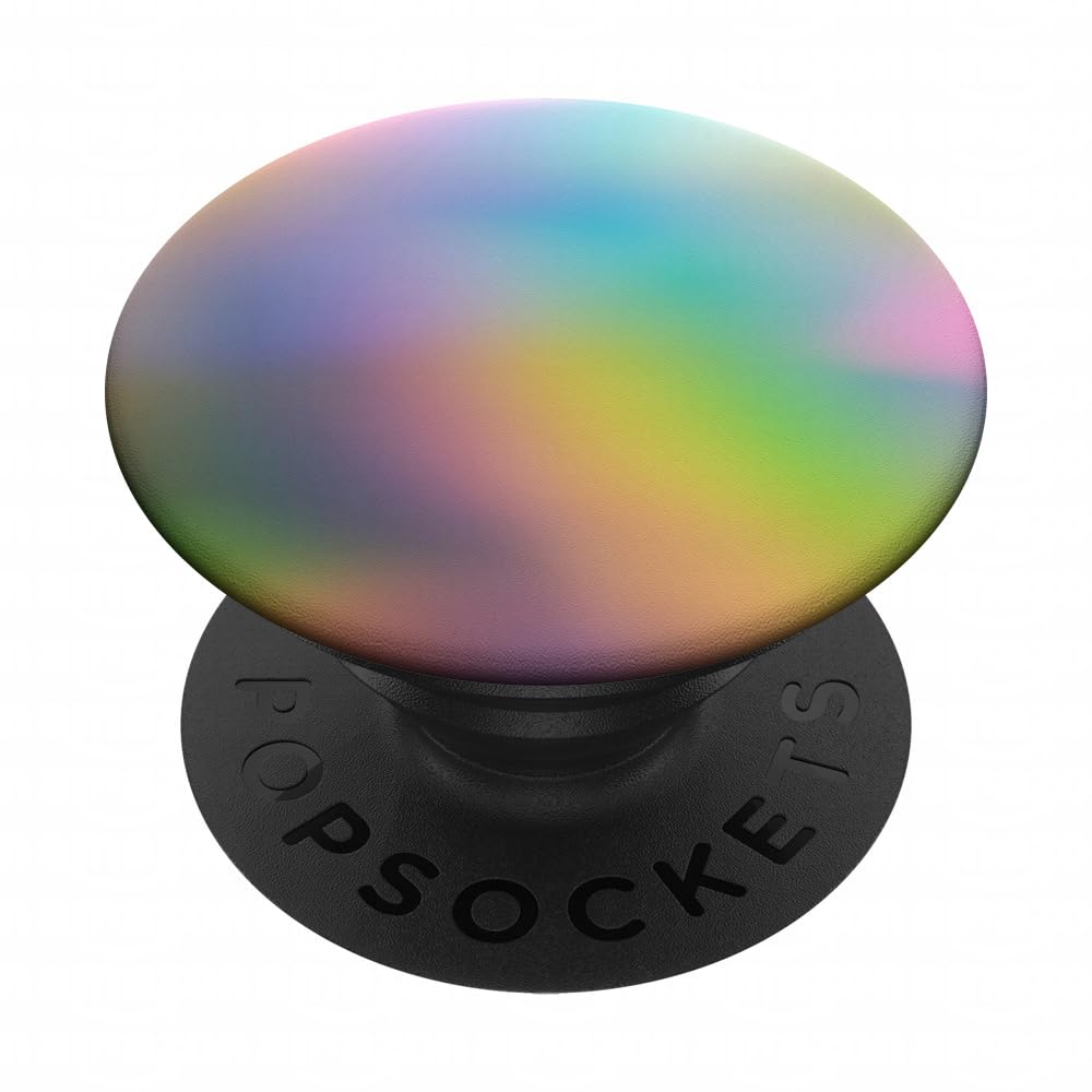 Rainbow Light Leak Liquid Design PopSockets Adhesive PopGrip