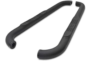 TAC TRUCK ACCESSORIES COMPANY TAC Side Steps Fit 1999-2018 Chevy Silverado/GMC Sierra 1500 Regular Cab / 1999-2019 Chevy Silverado/GMC Sierra 2500/3500 Regular Cab (Exclude C/K Classic) Truck Pickup 3” Texture Black Side Bars