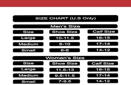 Compression Socks (1 pair) for Women &amp; Men - Best For Running, Athletic Sports, Crossfit, Flight Travel - Suits Nurses, Maternity Pregnancy, Shin Splints